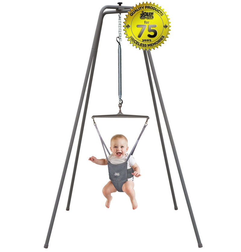 Standing Baby Exerciser with Super Stand, Grey, Ages 3m+ T3Y2