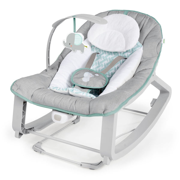Cozy 3-in-1 Grow with Me Bounce & Rock Seat, Weaver, Ages 0m+ V9L8