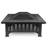 Square Wood Burning Fire Pit in Black, 34-in Q0B5 - product image 2