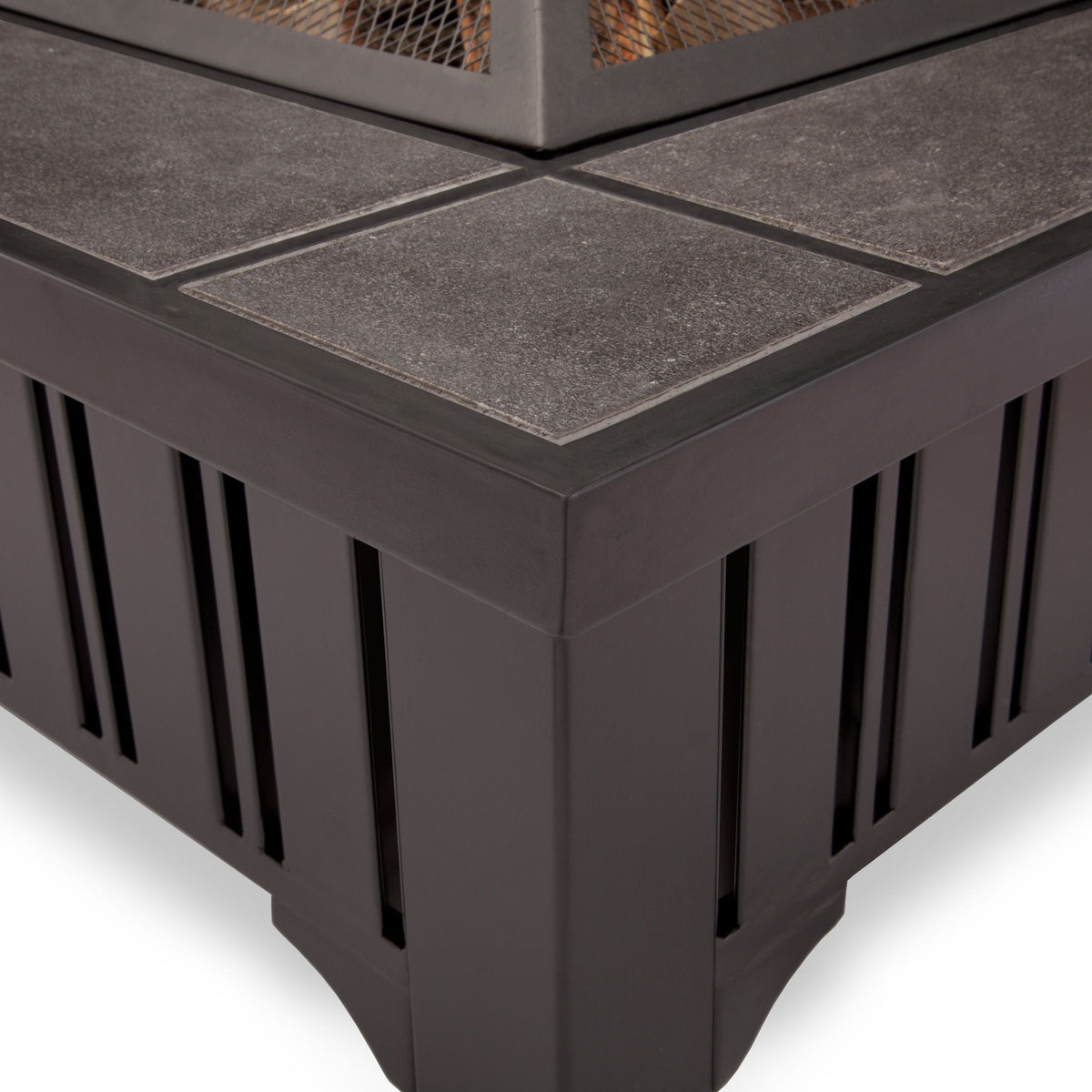 Square Wood Burning Fire Pit in Black, 34-in Q0B5 - product image 4