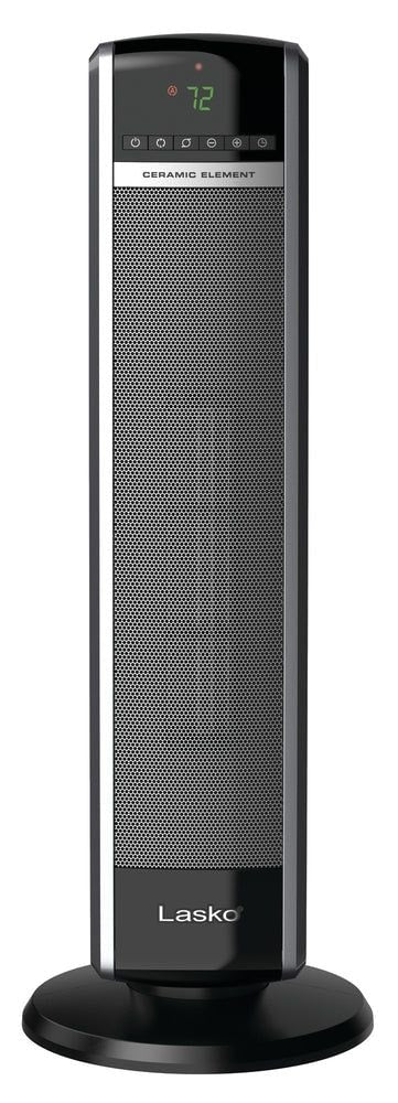 1500W Digital Tower Ceramic Space Heater withRemote Control, 1500W, Black, 30-in P2U5
