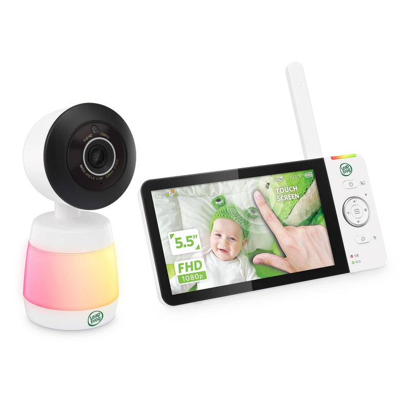 LF2936FHD-Touch Remote Access Pan & Tilt Smart Video Baby Monitor with Colour Night Vision, 5.5-in Screen F7F3