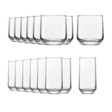 Ascent 16pc Tumbler Glassware Set, Dishwasher Safe, 8pc x 13.3-oz and 8pc x 16-oz Z8X2 - product image 1