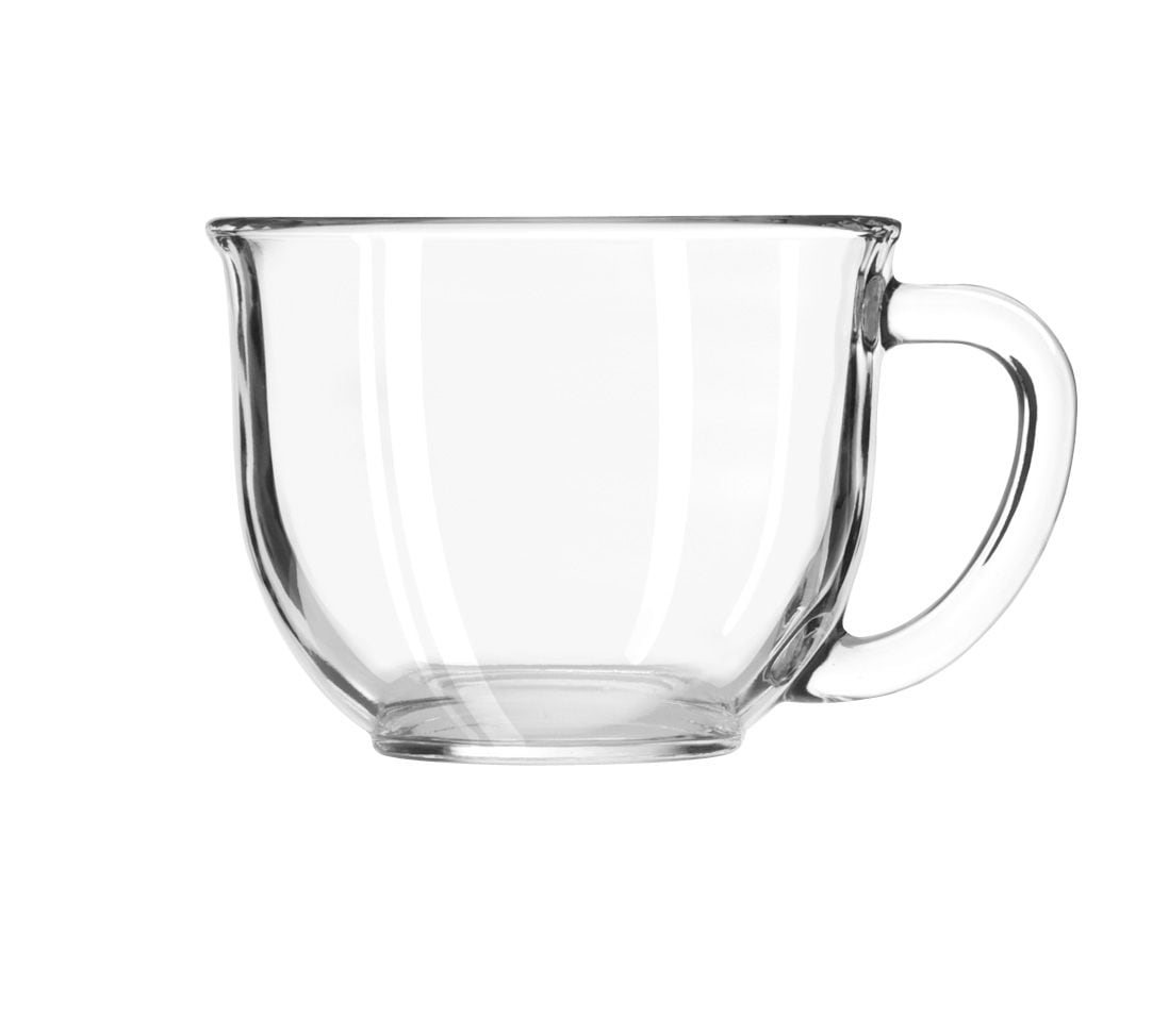 Clear Glass Oversize Latte Mug, 17-oz X5J5 - product image 1