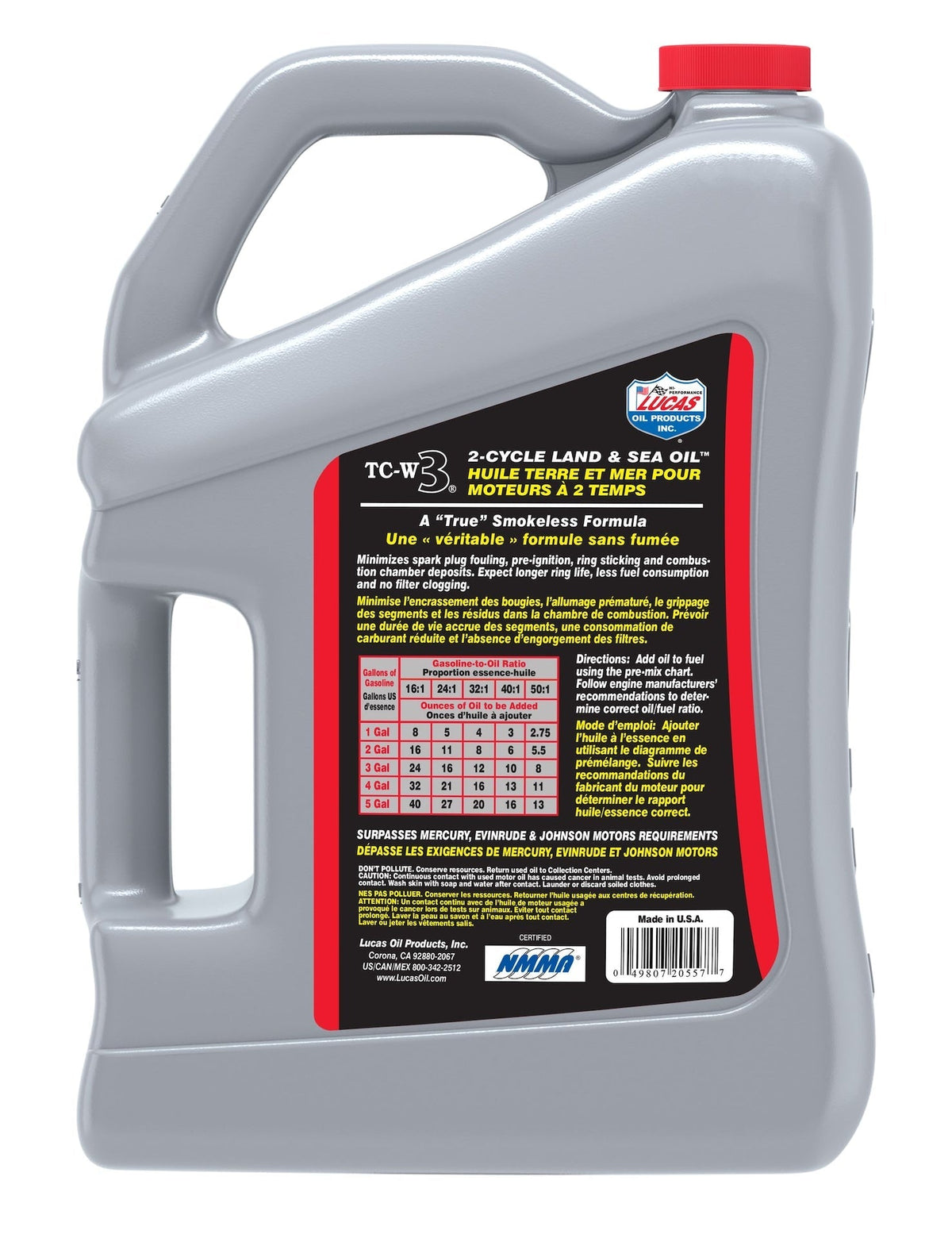 Oil 2-Stroke Semi-Synthetic Land & Sea Oil, 3.87-L V1J7 - product image 2