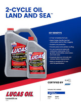 Oil 2-Stroke Semi-Synthetic Land & Sea Oil, 3.87-L V1J7 - product image 3