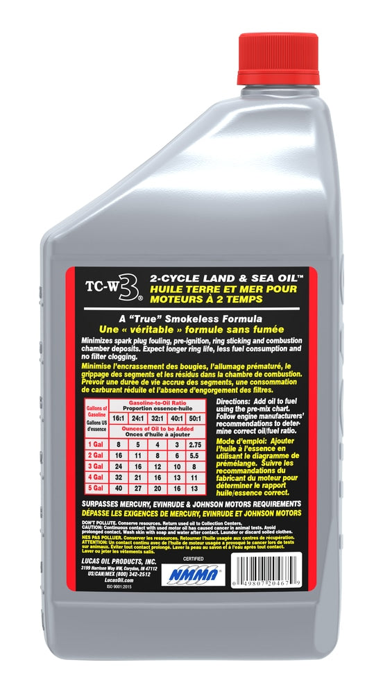 Oil 2-Stroke Semi-Synthetic Land & Sea Oil, 946-mL Y2U6 - product image 2