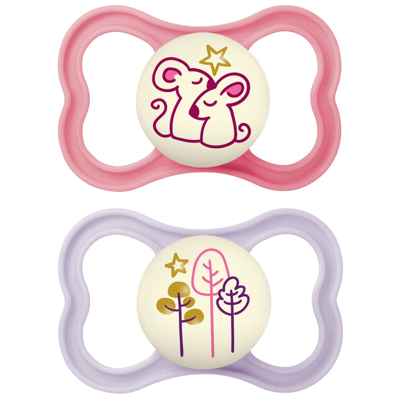 Glow in the Dark Night Pacifier, 6-16 Months, 2-pk X3B3