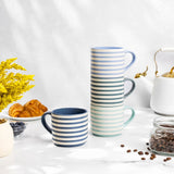 Blue Strip Stackable Mugs, Assorted Colours, 4-pk V1T1 - product image 6