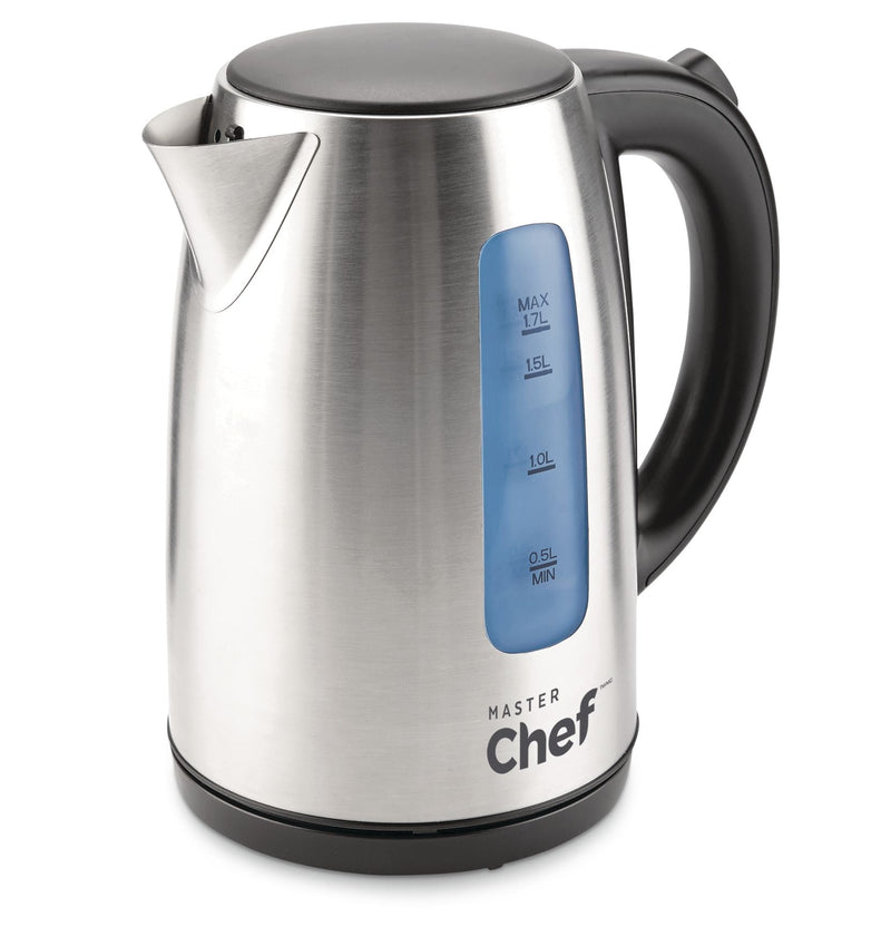 Cordless Electric Kettle with Auto Shut Off, Stainless Steel, 1.7-L R0U7