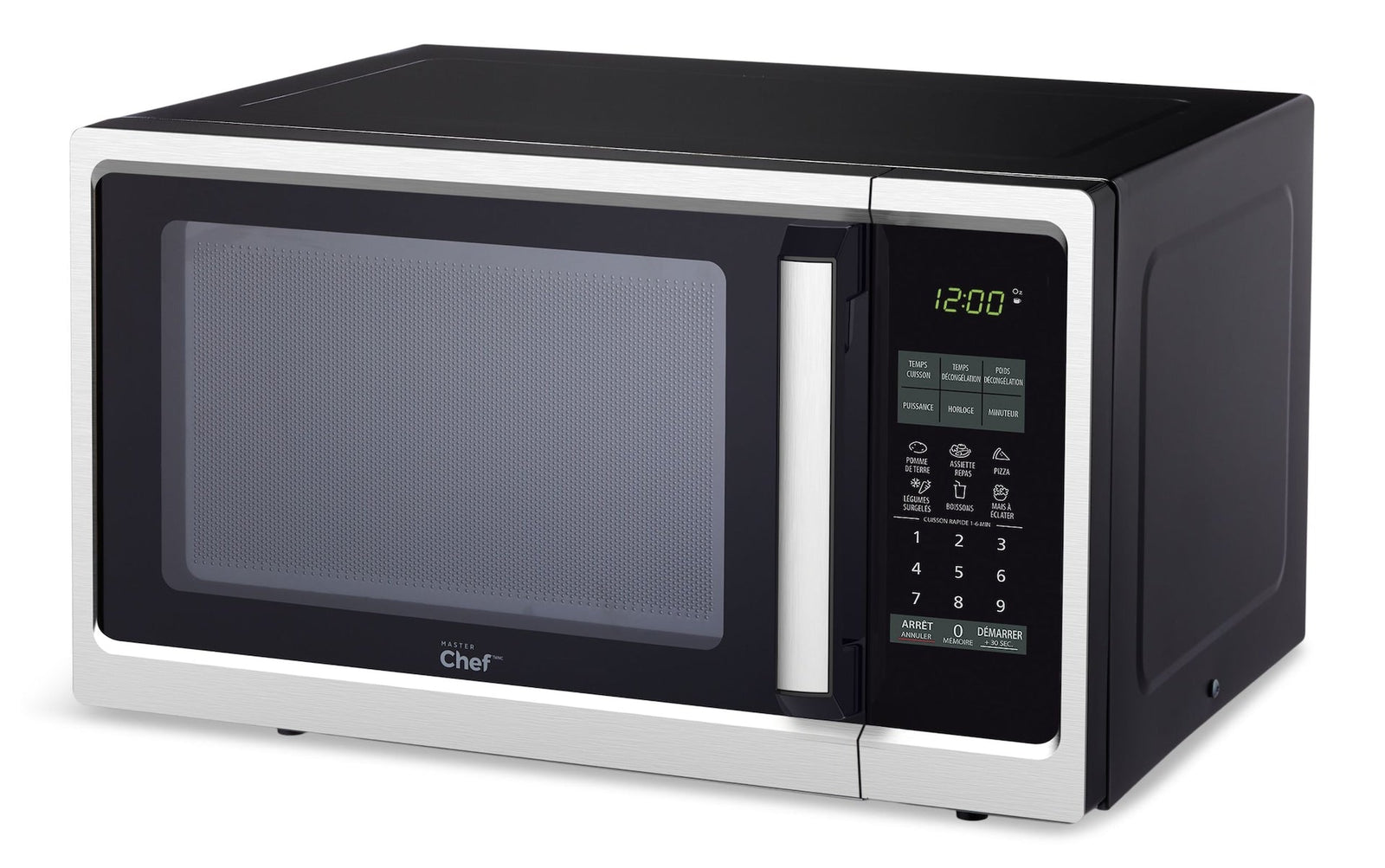 Countertop Microwave, 900 W, Black Stainless Steel, 0.9-cu-ft I3P7 - product image 1