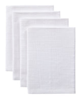 Essential Cotton Dining Napkins, White, 17-in, 4-pk M1L0 - product image 1