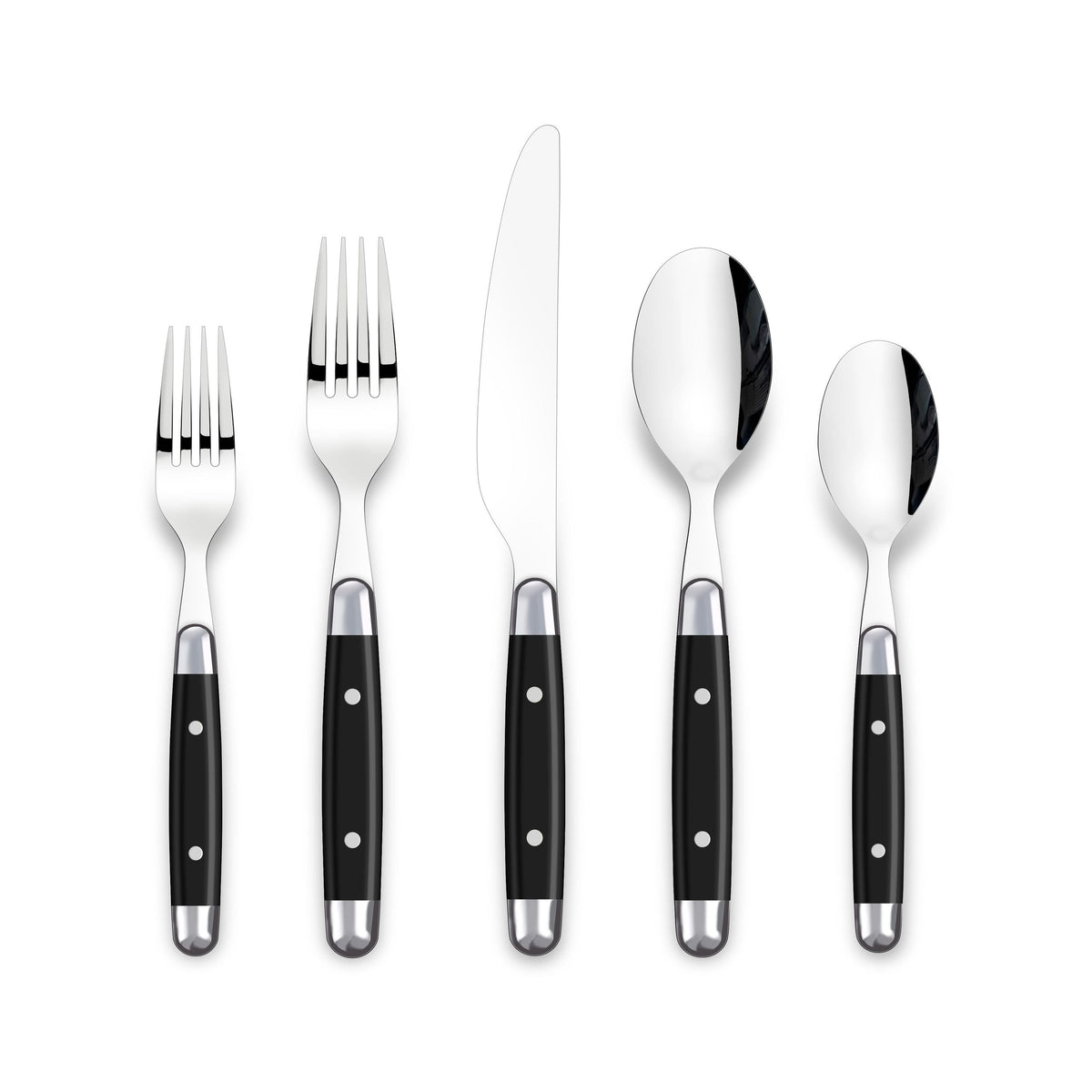 Rivet Flatware Set, Serves 4, 20-pc, with Caddy G8D8 - product image 1