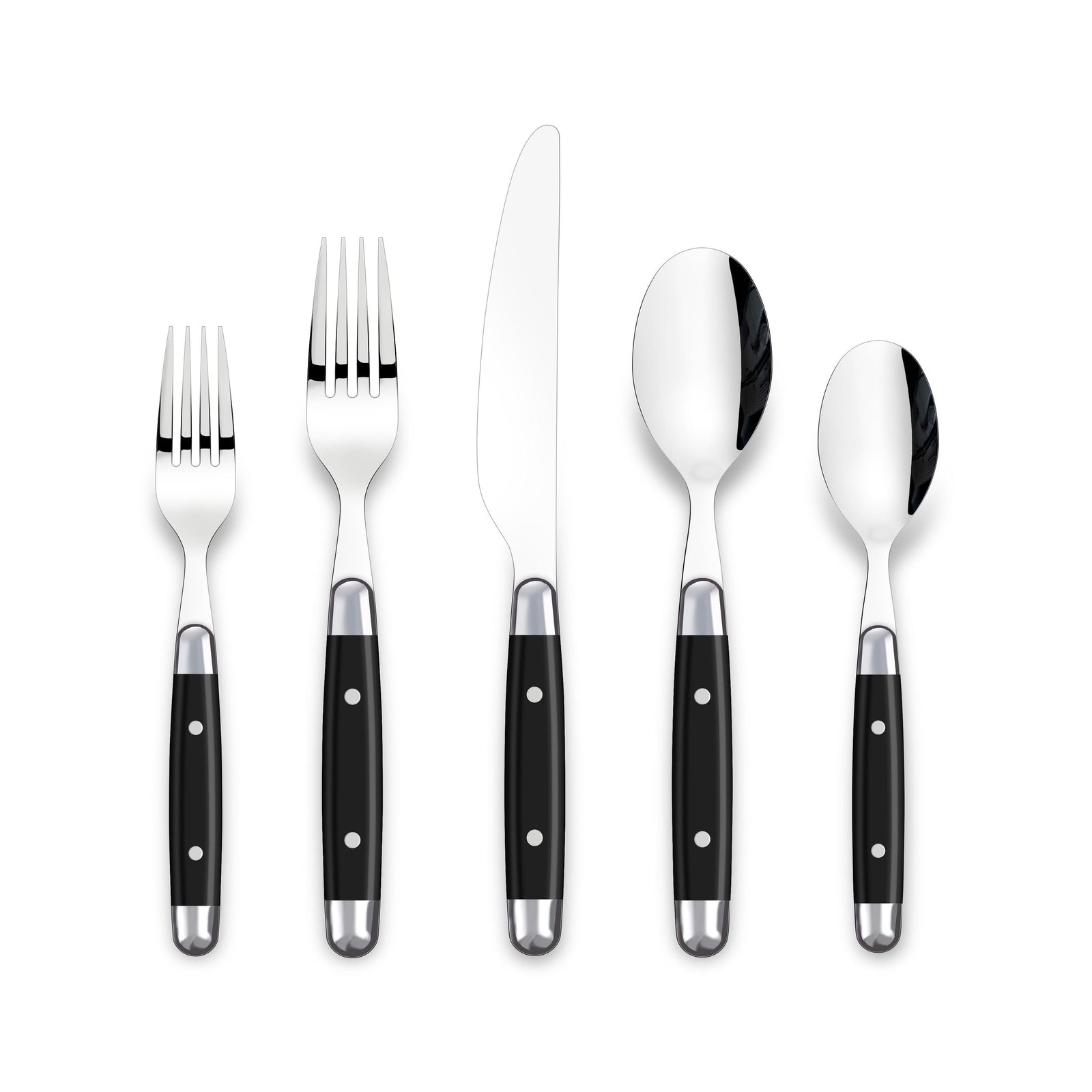 Rivet Flatware Set, Serves 4, 20-pc, with Caddy J9I0 - product image 1