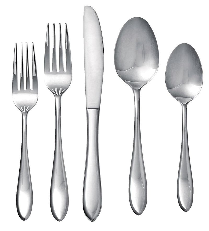 Stainless Steel Flatware Set, Serves 12, 60-pc L2Z2