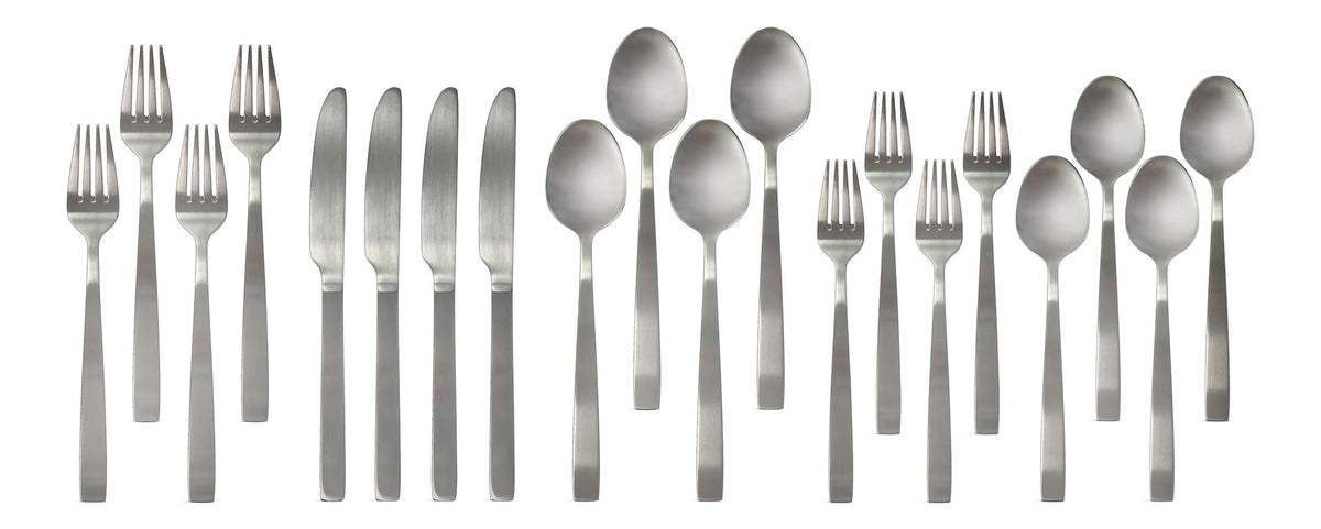 Stainless Steel Flatware Set, Serves 4, 20-pc F3O3 - product image 1