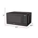 Matte Microwave, Black, 1.1-cu-ft N8Q7 - product image 5