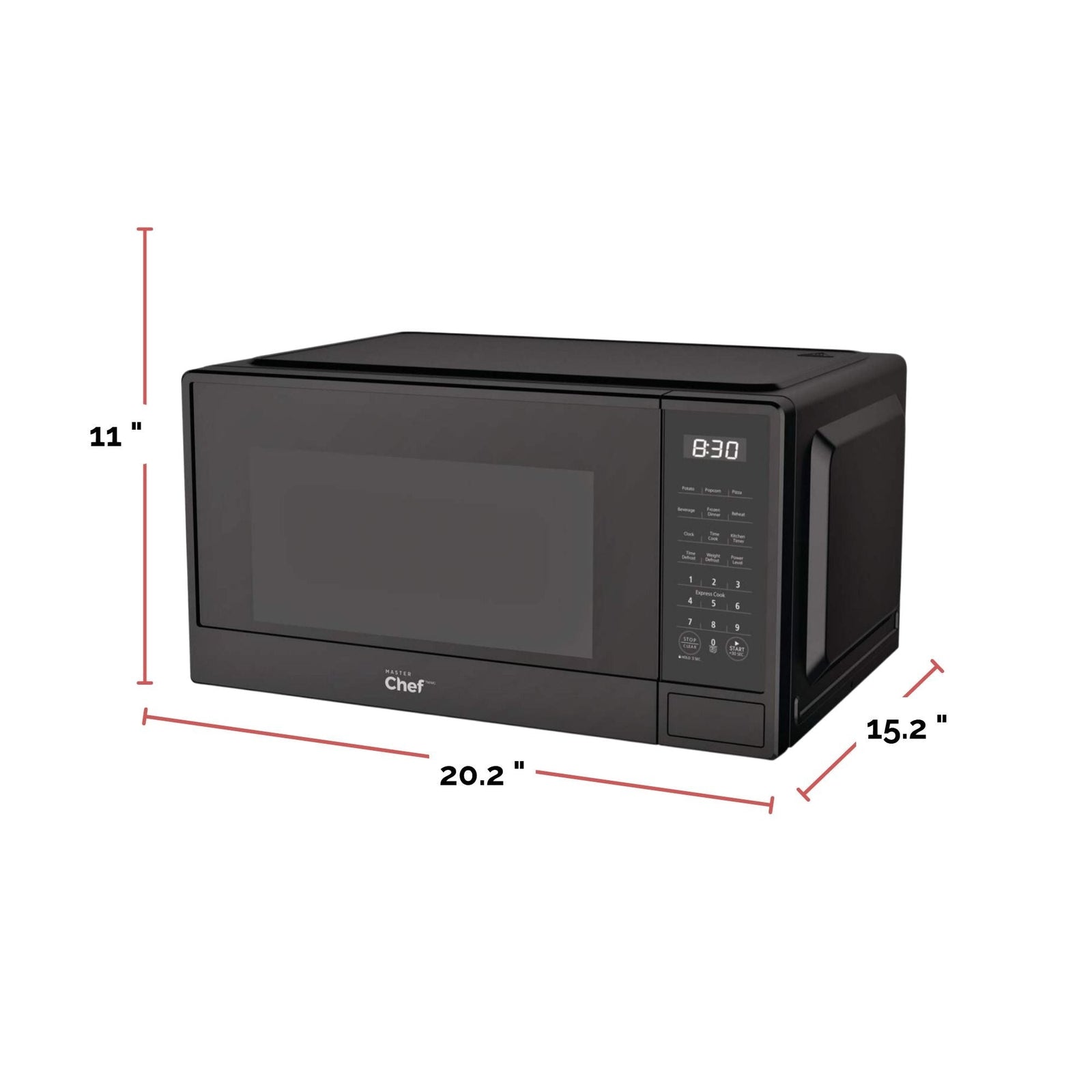 Matte Microwave, Black, 1.1-cu-ft P0L7 - product image 5