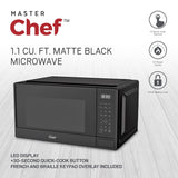 Matte Microwave, Black, 1.1-cu-ft N8Q7 - product image 6