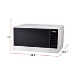 Matte Microwave, White, 1.1-cu-ft U3Q4 - product image 5
