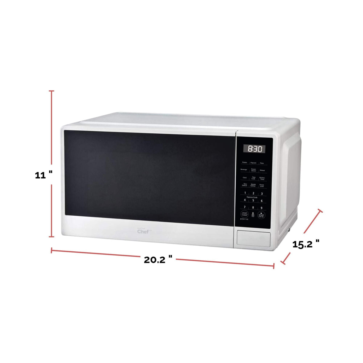 Matte Microwave, White, 1.1-cu-ft U3Q4 - product image 5