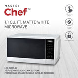 Matte Microwave, White, 1.1-cu-ft U3Q4 - product image 6