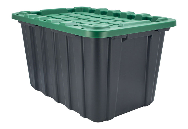 102-L Heavy-Duty Green/Black Tote P5B4