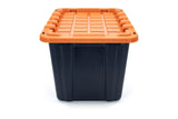 102-L Heavy-Duty Orange/Black Storage Tote G4H4 - product image 2