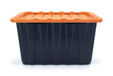 102-L Heavy-Duty Orange/Black Storage Tote G4H4 - product image 3