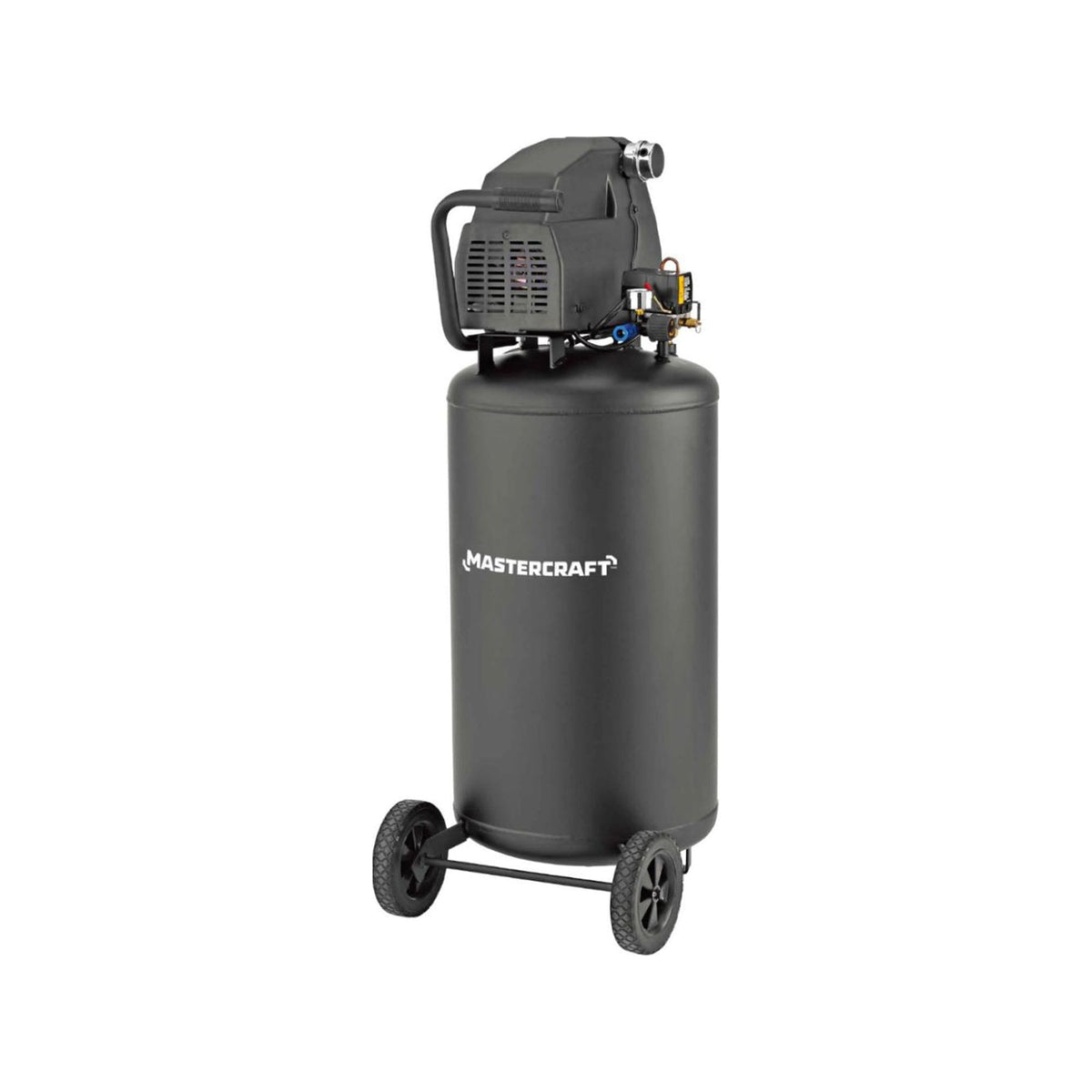 26-Gallon Oil-Free Portable Vertical Air Compressor, Matte Black, 135 PSI, 1.8HP D8N5 - product image 1