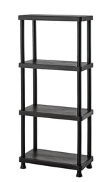 4-Shelf Resin/ Plastic Storage Rack/ Shelving Unit, 23 x 12 x 52-in F3I3 - product image 1