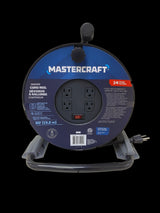 50-ft 14-Gauge Black Cord Reel with Stand U7M4 - product image 4