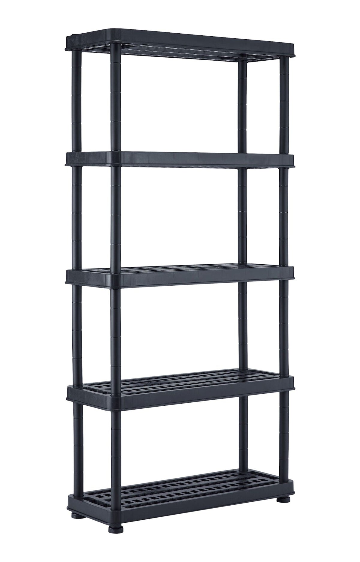 Adjustable 5-Shelf Resin/ Plastic Storage Rack/ Shelving Unit, 36 x 14 x 72-in Z5O7 - product image 1