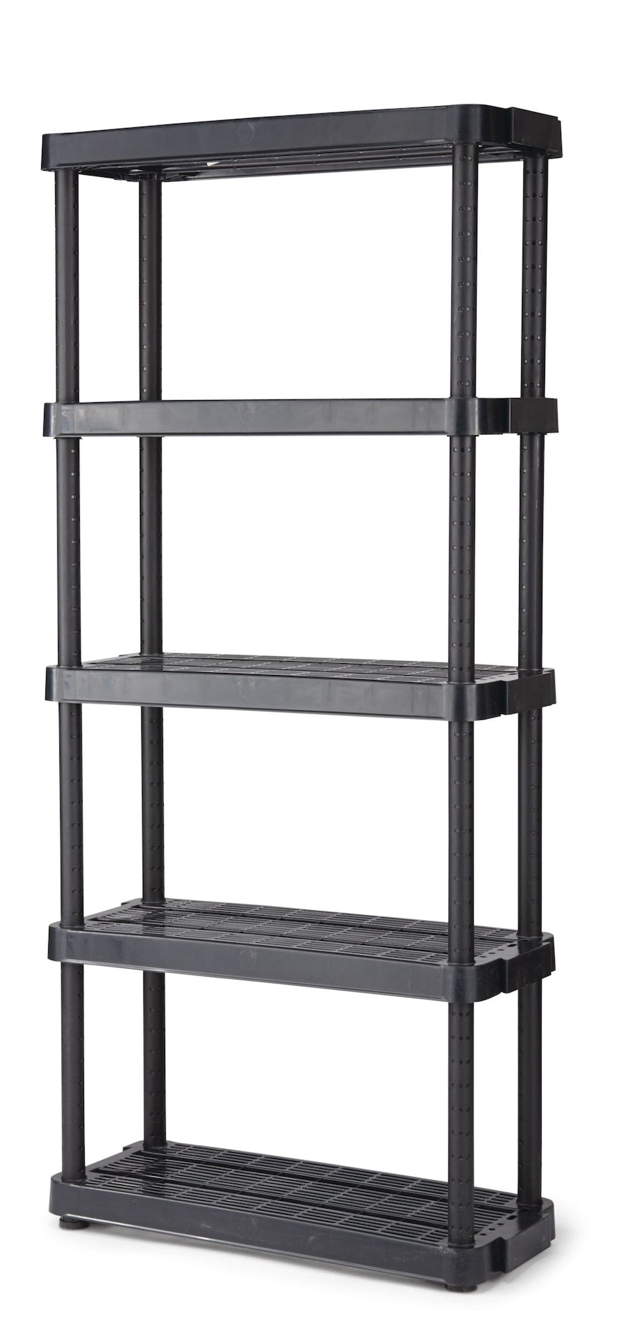 Adjustable 5-Shelf Resin/ Plastic Storage Rack/ Shelving Unit, 36 x 14 x 72-in Z5O7 - product image 2