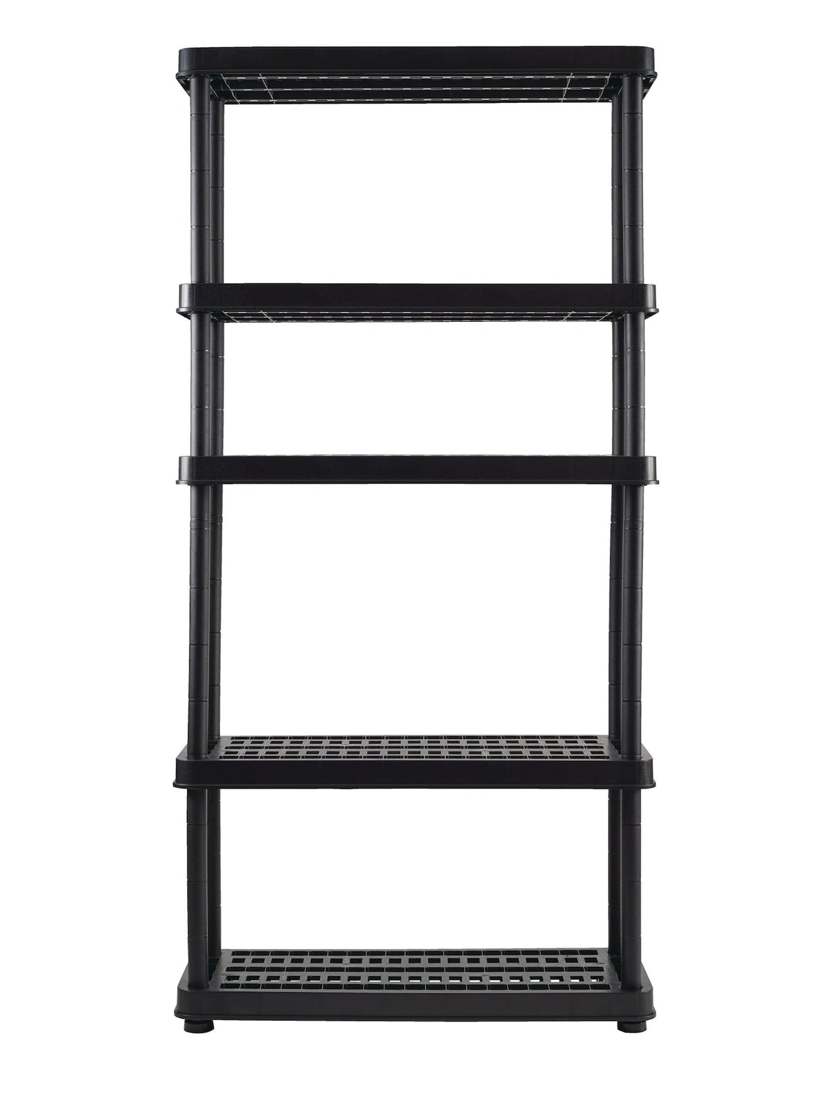 Adjustable 5-Shelf Resin/ Plastic Storage Rack/ Shelving Unit, 36 x 14 x 72-in Z5O7 - product image 5