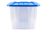 Clear Heavy-Duty Storage Tote with Snap-Lock Lid, 102-L C1A3 - product image 1