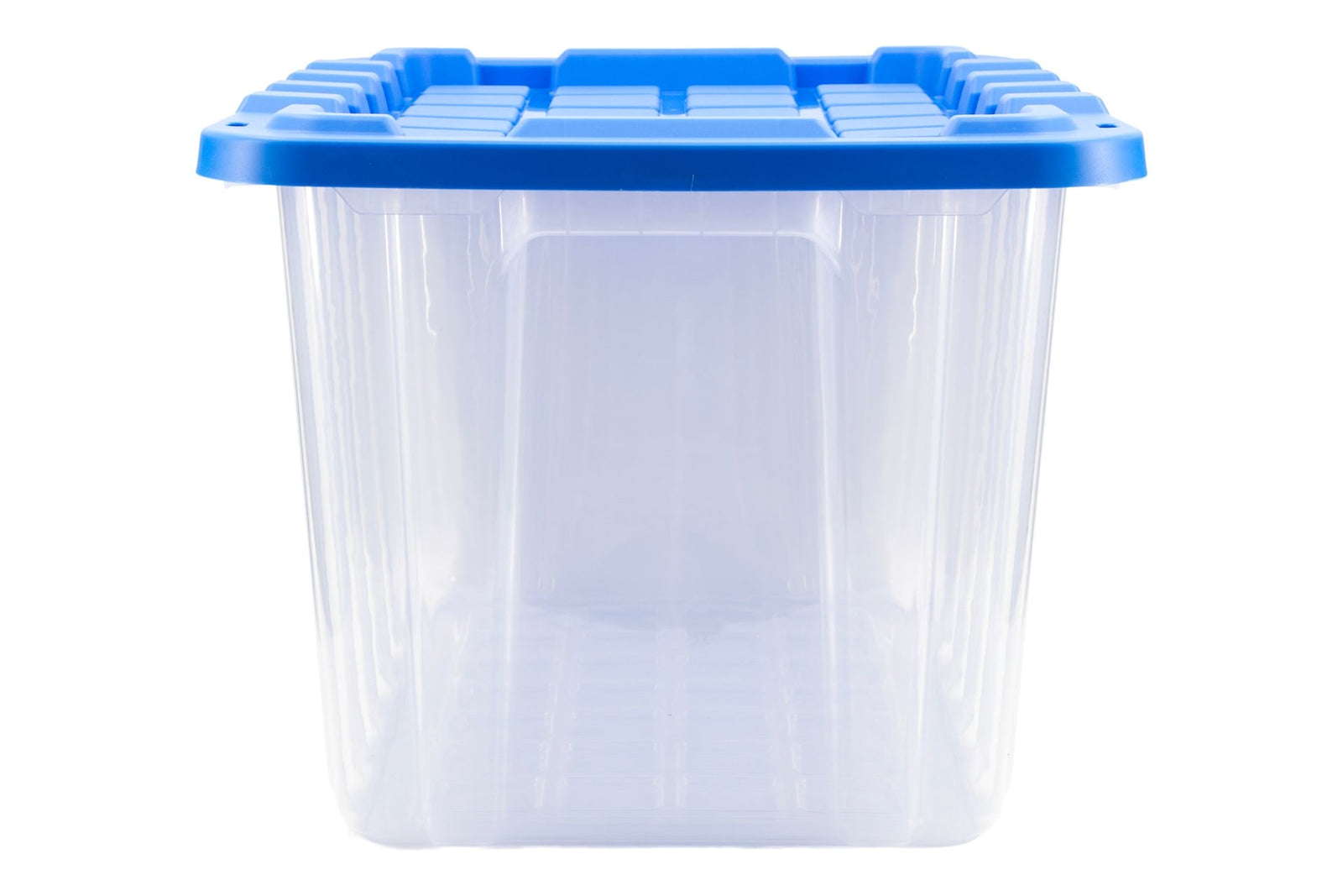Clear Heavy-Duty Storage Tote with Snap-Lock Lid, 102-L C1A3 - product image 1