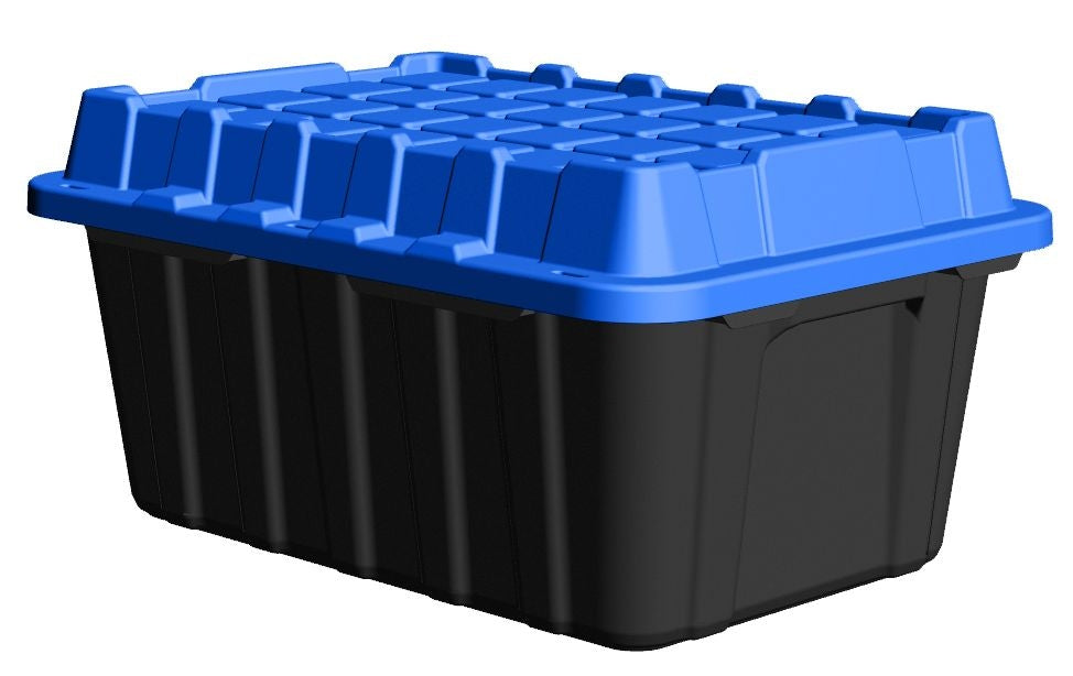 Heavy-Duty Polypropylene Tote with Domed Lid, 88-L M3V9 - product image 2