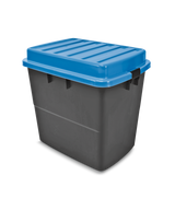 Heavy Duty Storage Box with Wheels and Latched Lid, 210-L, Black/Blue H1S3 - product image 1