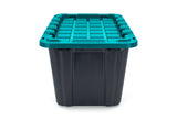 Heavy-Duty Storage Tote, 102-L, Teal V8K0 - product image 1