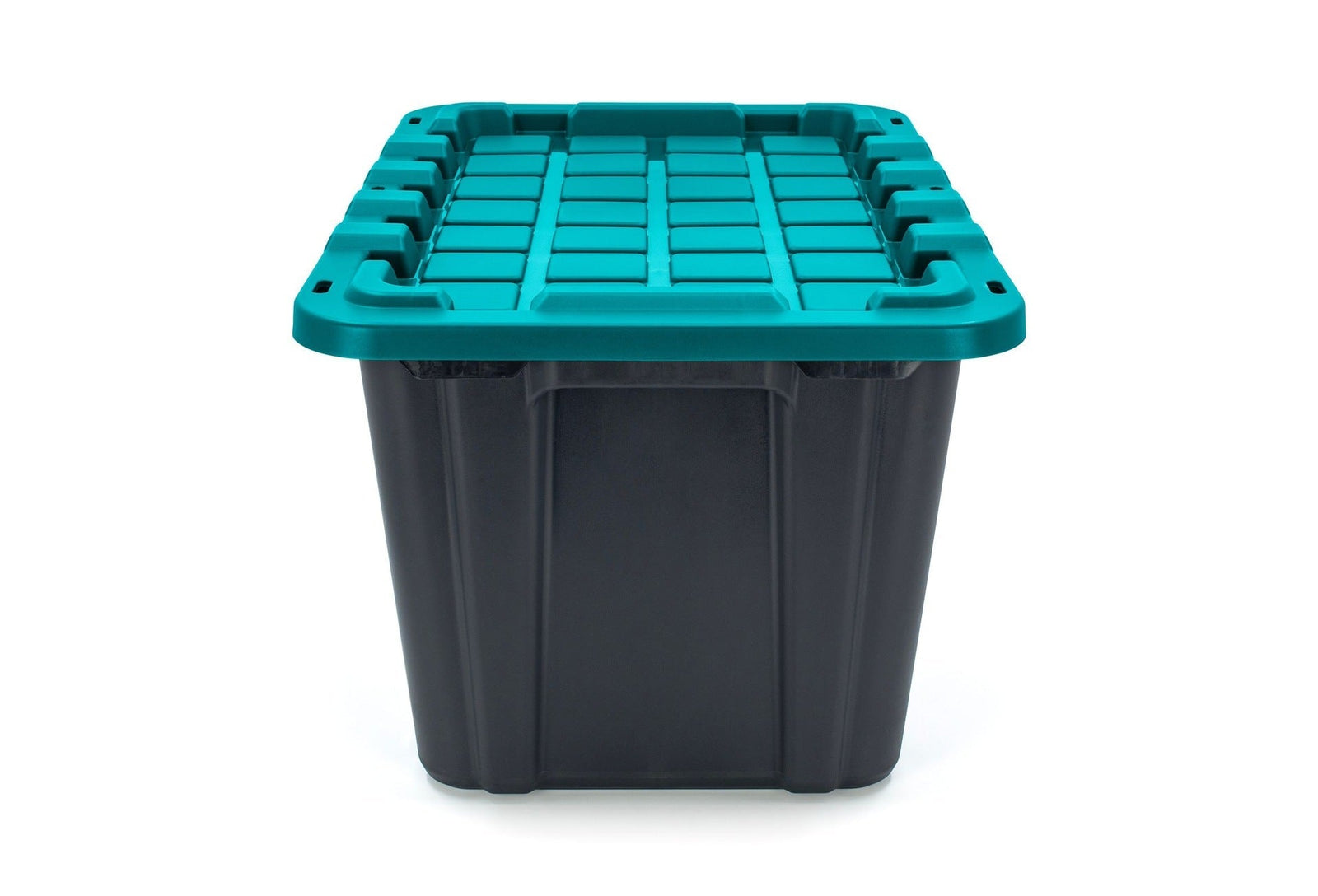 Heavy-Duty Storage Tote, 102-L, Teal V8K0 - product image 1