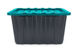 Heavy-Duty Storage Tote, 102-L, Teal S9U3 - product image 2