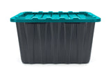Heavy-Duty Storage Tote, 102-L, Teal V8K0 - product image 5