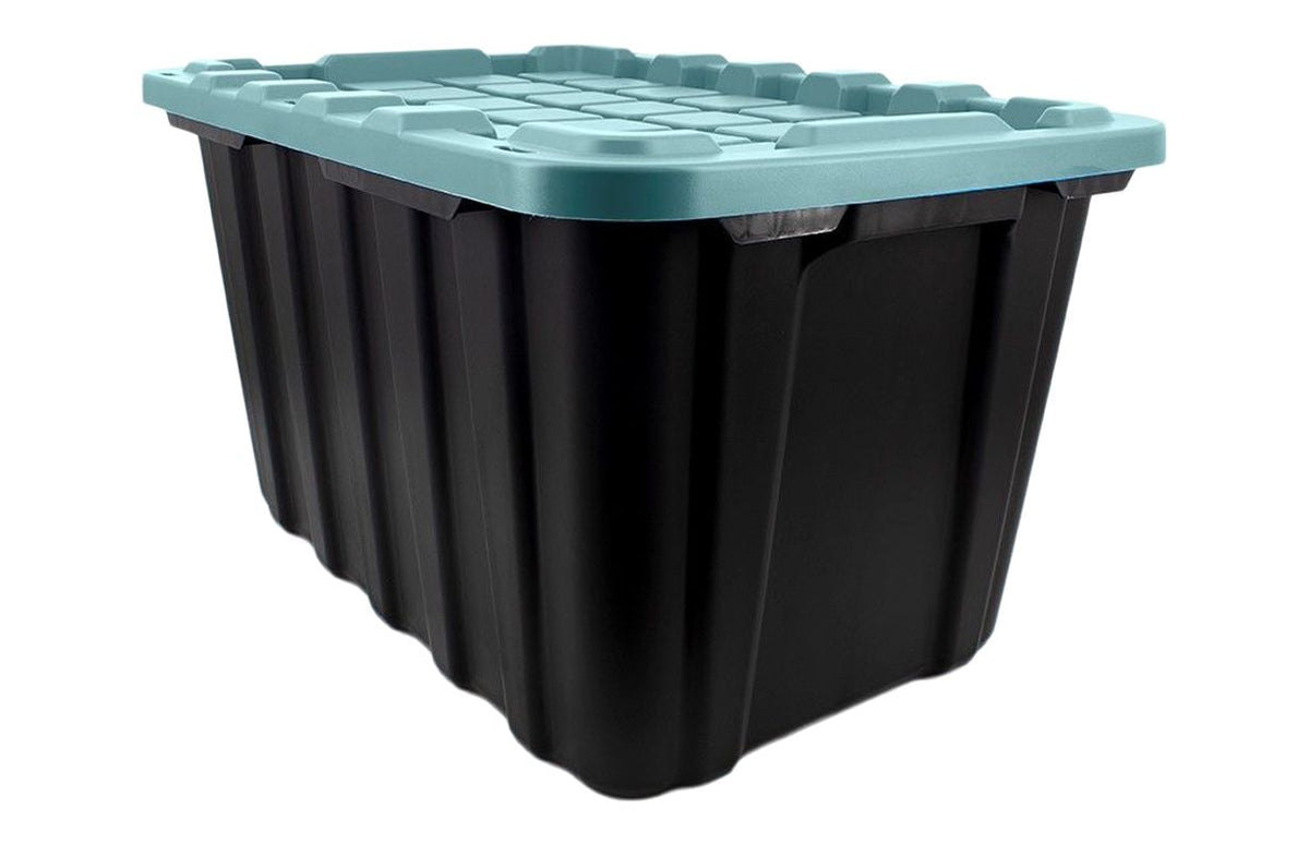 Heavy-Duty Storage Tote, 102-L, Teal S9U3 - product image 6