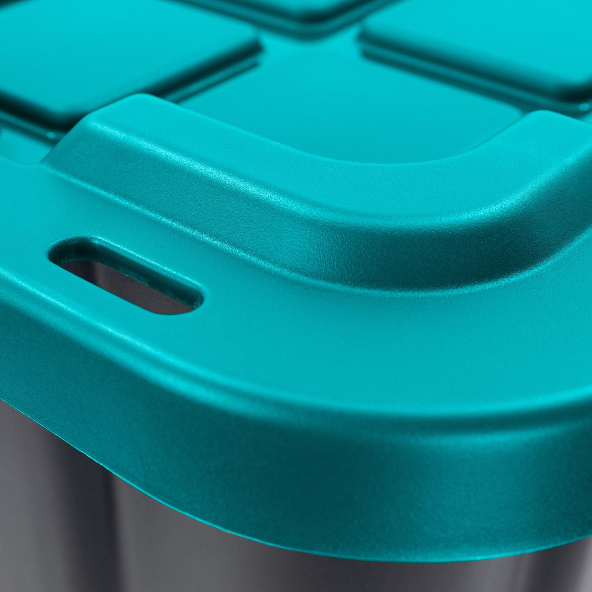 Heavy-Duty Storage Tote, 102-L, Teal V8K0 - product image 8