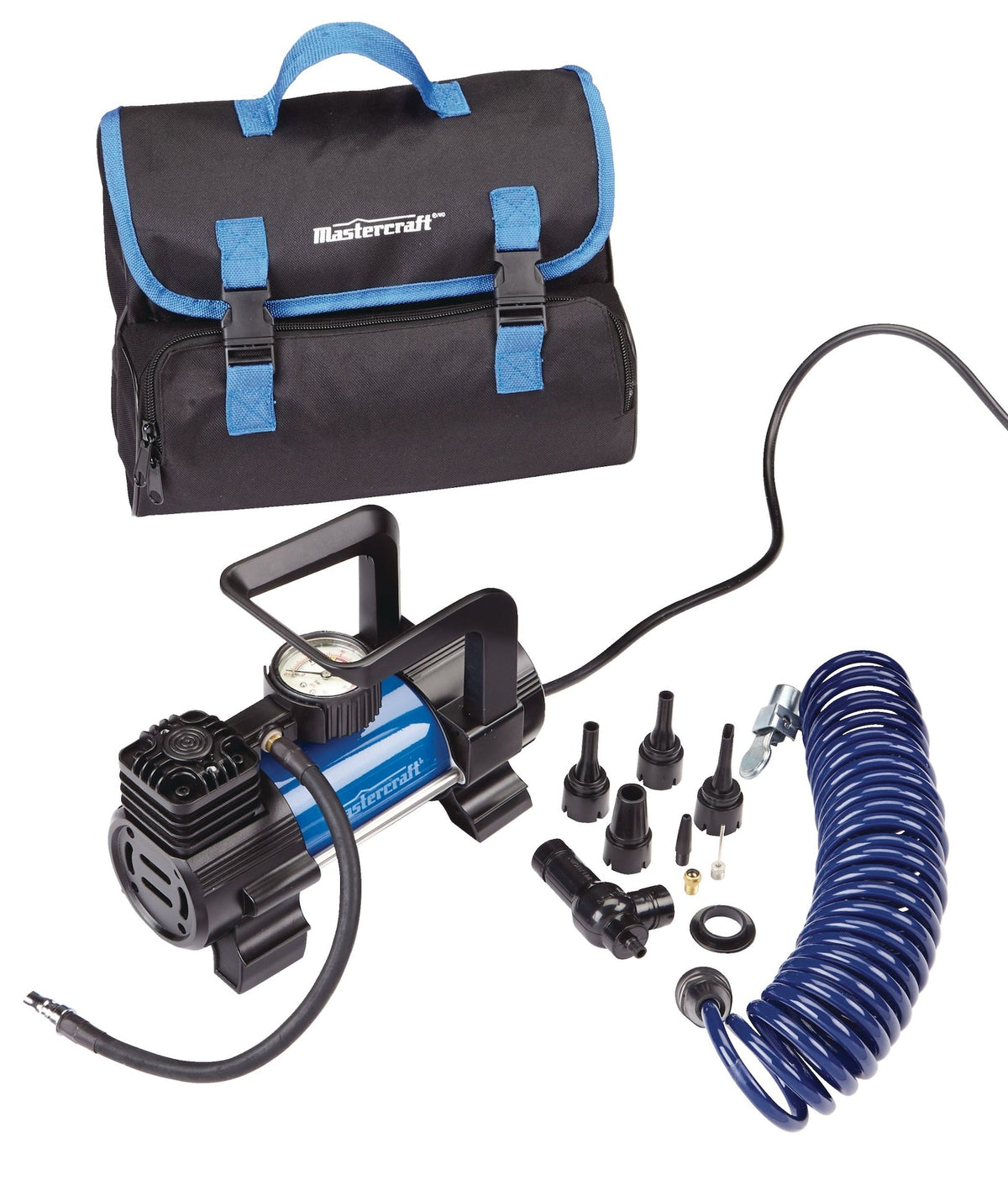 Portable 120V Inflator with Built-in Analog Pressure Gauge U2W5 - product image 3