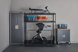 Seasonal Storage Rack with Rolling Platform Cart, Black, 65.5-in x 35.5-in x 68-in P2D0 - product image 6