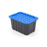 Tiny Heavy Duty Stackable Storage Tote with Lid, Black D7W0 - product image 1
