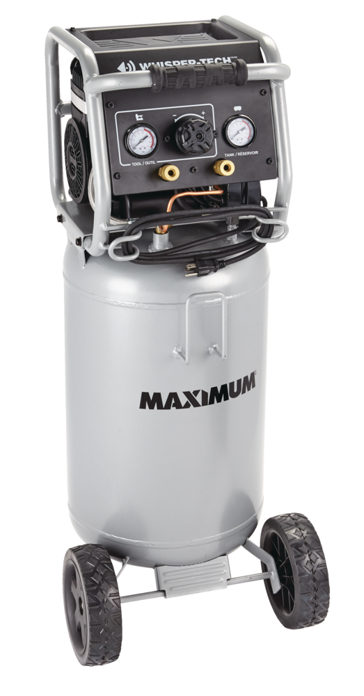 15-Gallon Oil-Free Quiet Portable Vertical Air Compressor with Top Tray B4N2 - product image 6