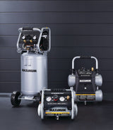 15-Gallon Oil-Free Quiet Portable Vertical Air Compressor with Top Tray B4N2 - product image 8